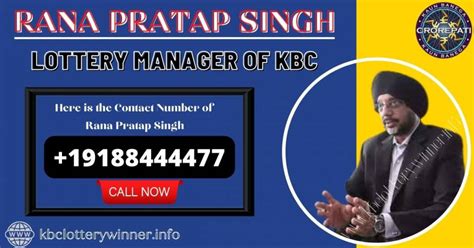Rana Pratap Singh KBC WhatsApp Number +917417990482.